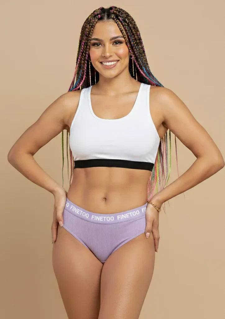 Cotton Panty Set – VivaSoft Low-Rise 6-Pack Comfortable Underwear
