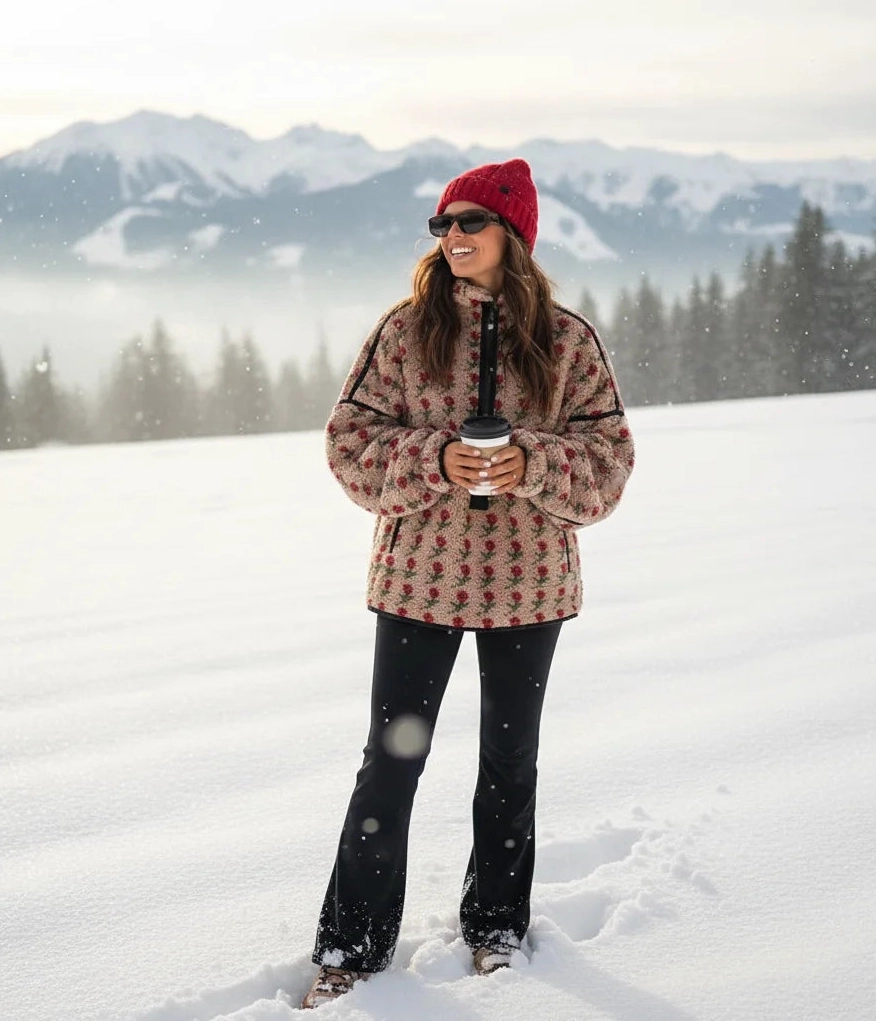 The Alpine Fleece – Retro Cozy Jacket