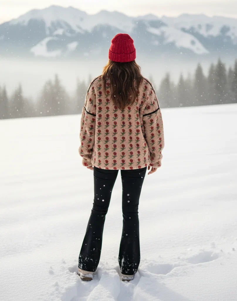 The Alpine Fleece – Retro Cozy Jacket