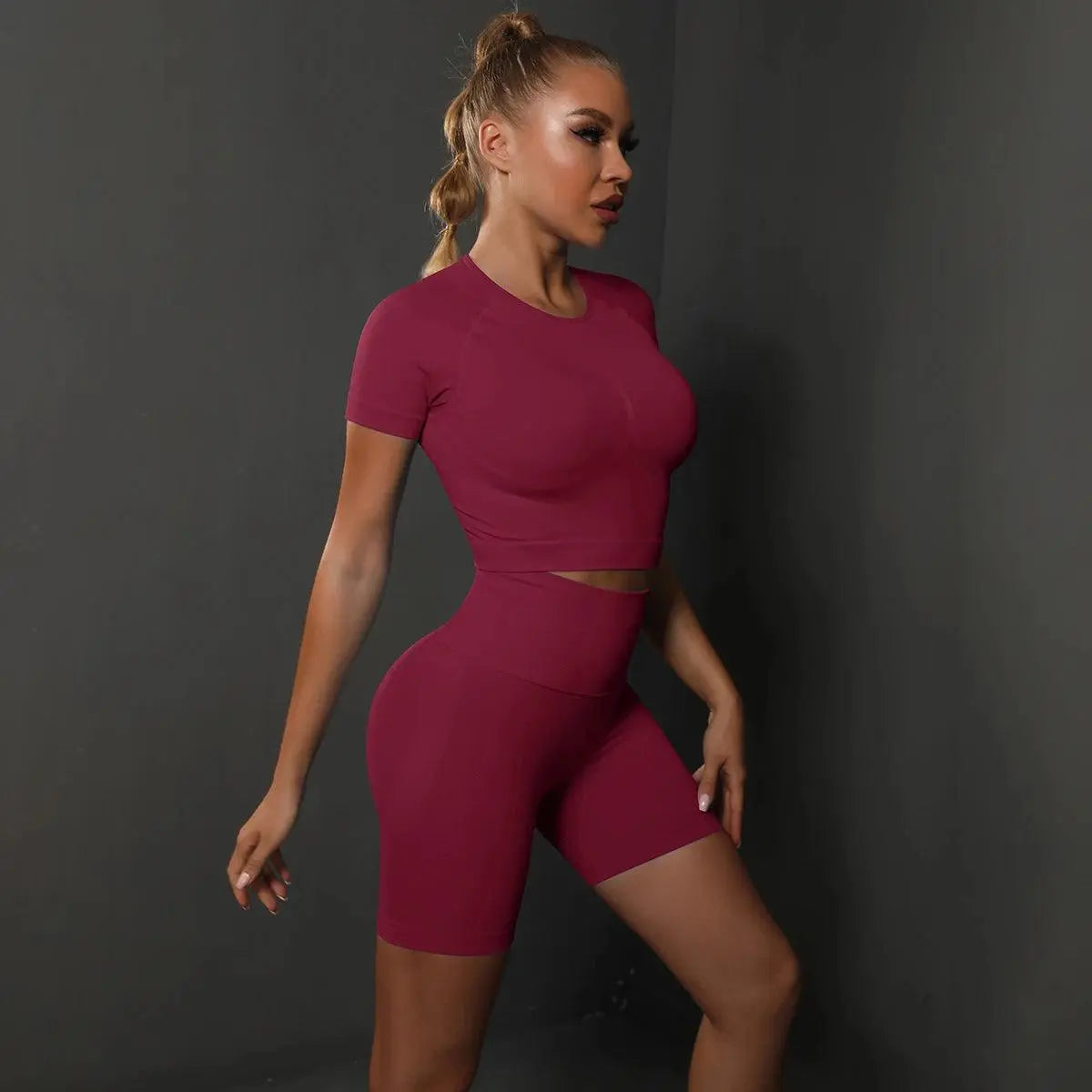VivaSculpt Duo – High-Rise Seamless Active Set - VivaFem