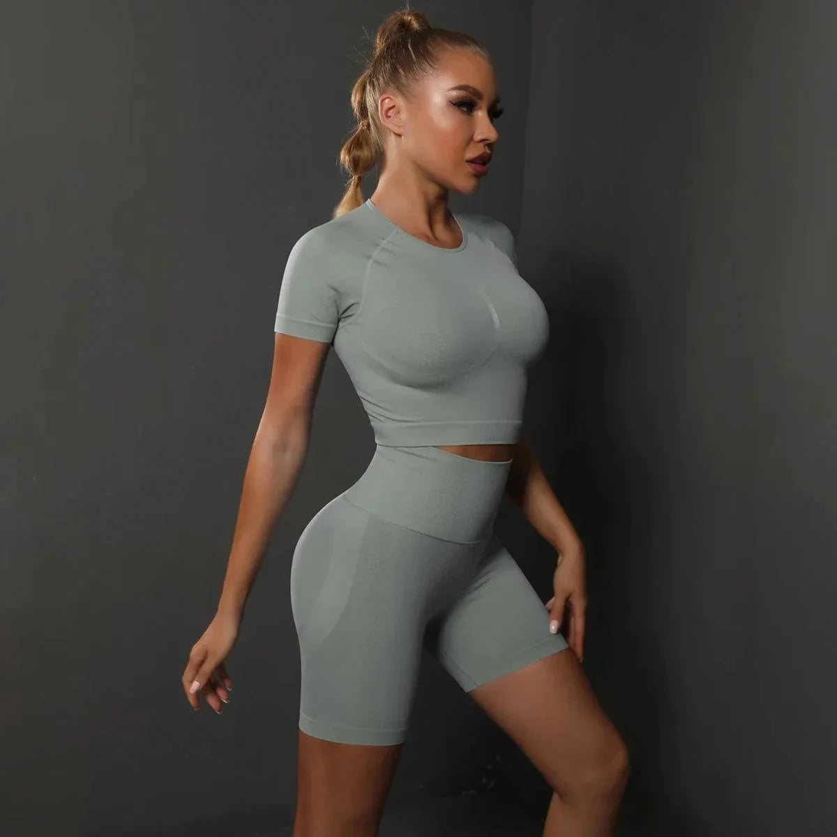 VivaSculpt Duo – High-Rise Seamless Active Set - VivaFem