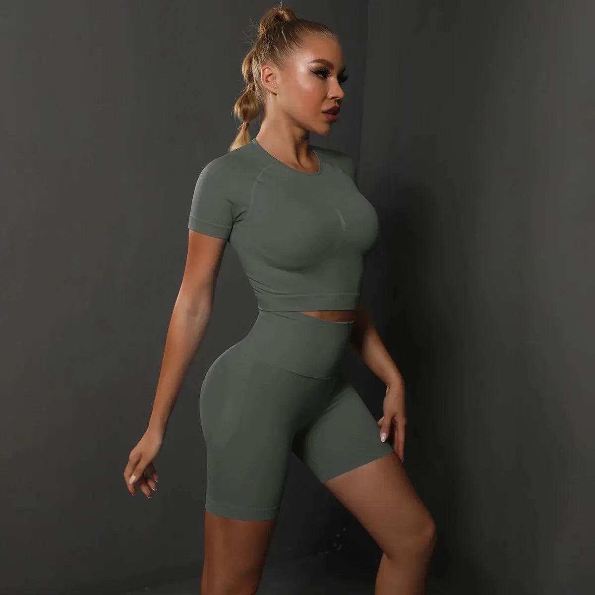VivaSculpt Duo – High-Rise Seamless Active Set - VivaFem
