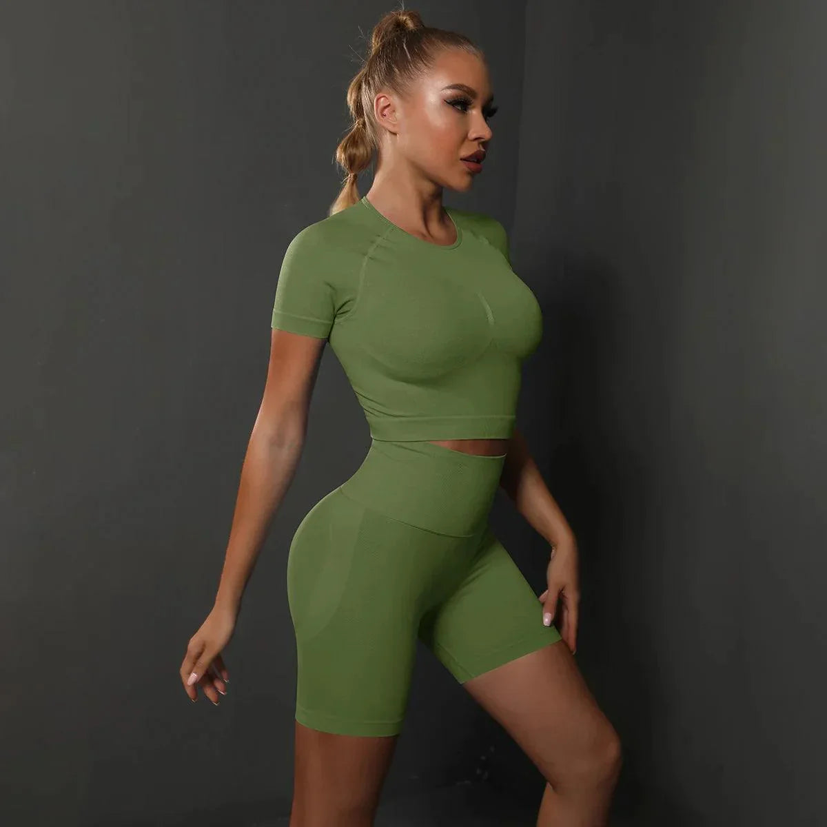VivaSculpt Duo – High-Rise Seamless Active Set - VivaFem