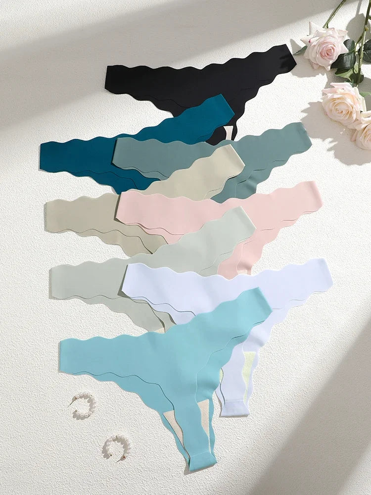 Seamless Thong Set – VivaSkin 8-Pack Breathable Comfort