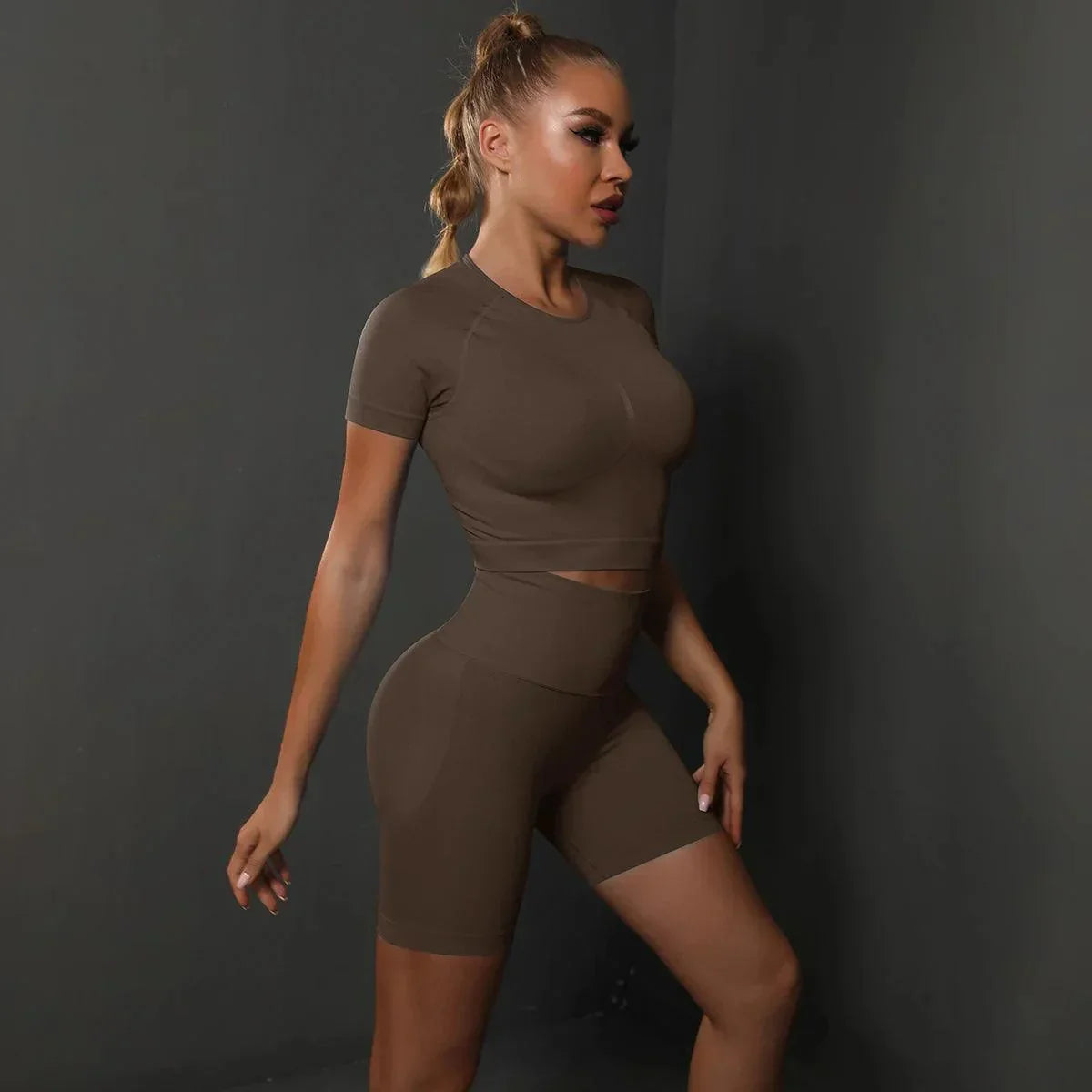 VivaSculpt Duo – High-Rise Seamless Active Set - VivaFem