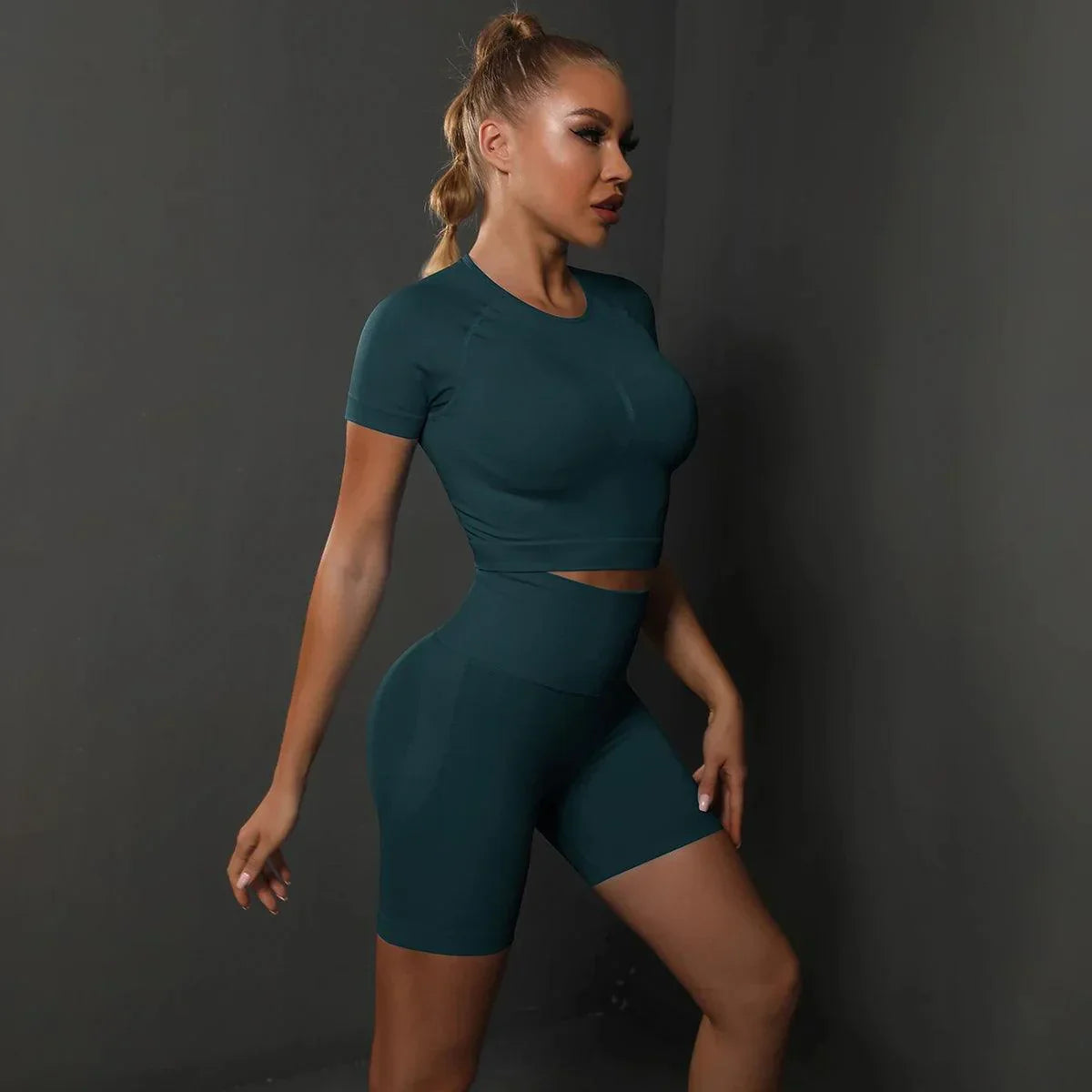 VivaSculpt Duo – High-Rise Seamless Active Set - VivaFem