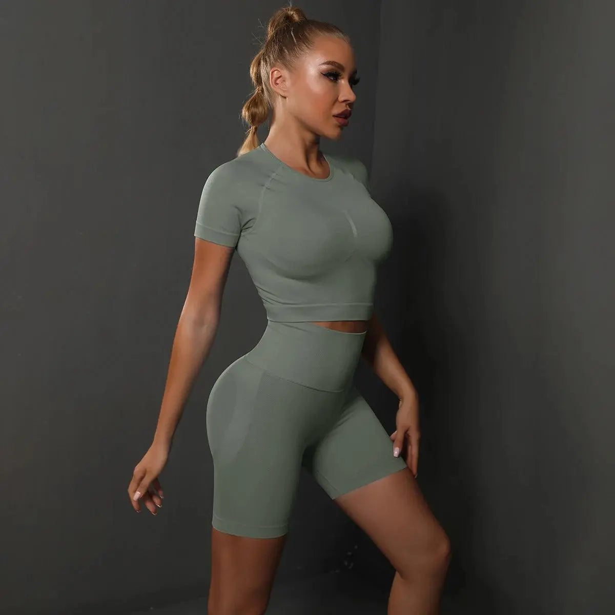 VivaSculpt Duo – High-Rise Seamless Active Set - VivaFem