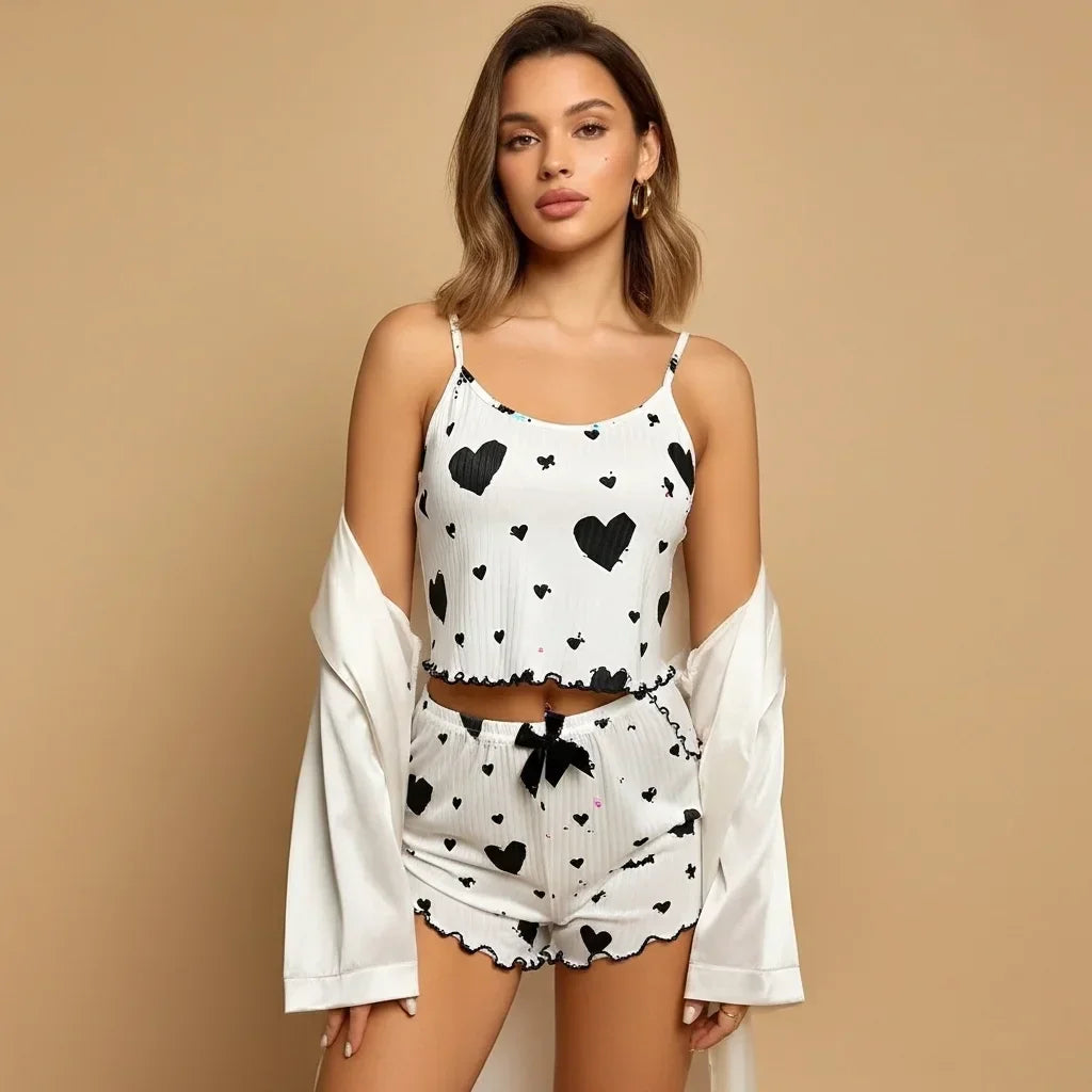 Loungewear Set – VivaDream Heartbeat Cozy 2-Piece Outfit