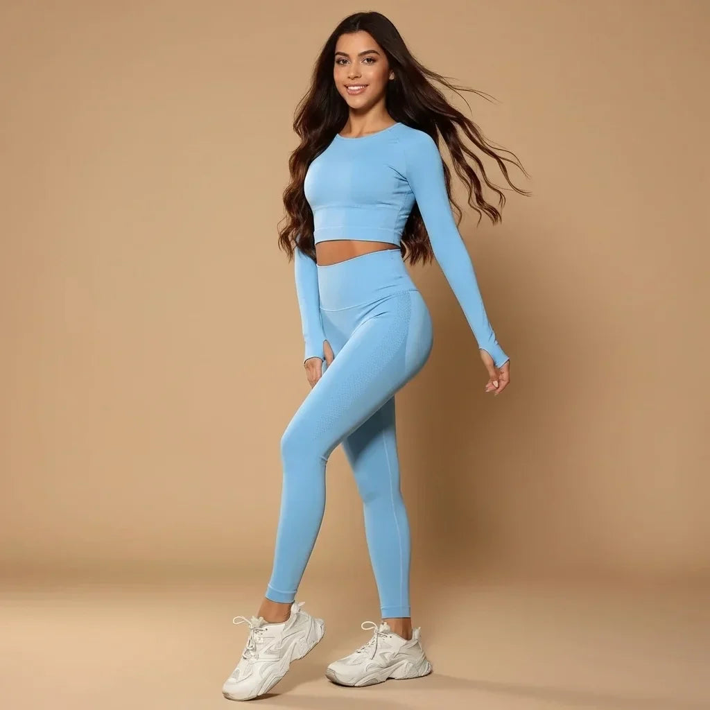 Seamless Leggings – VivaFlex High-Rise Comfortable Fit