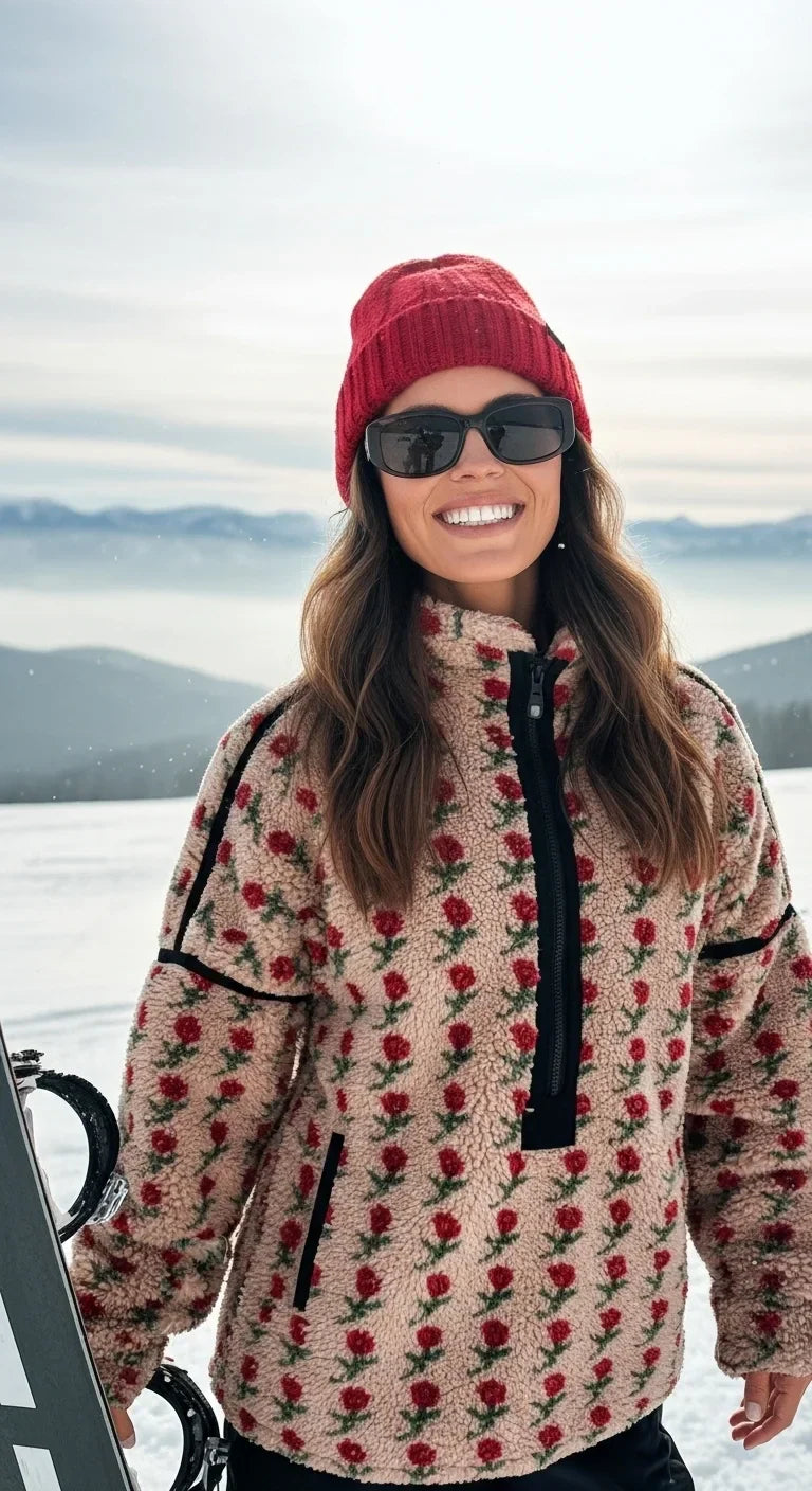 The Alpine Fleece – Retro Cozy Jacket