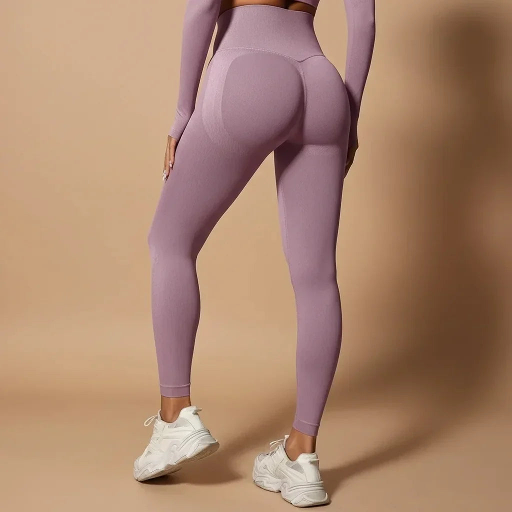 Seamless Leggings – VivaFlex High-Rise Comfortable Fit