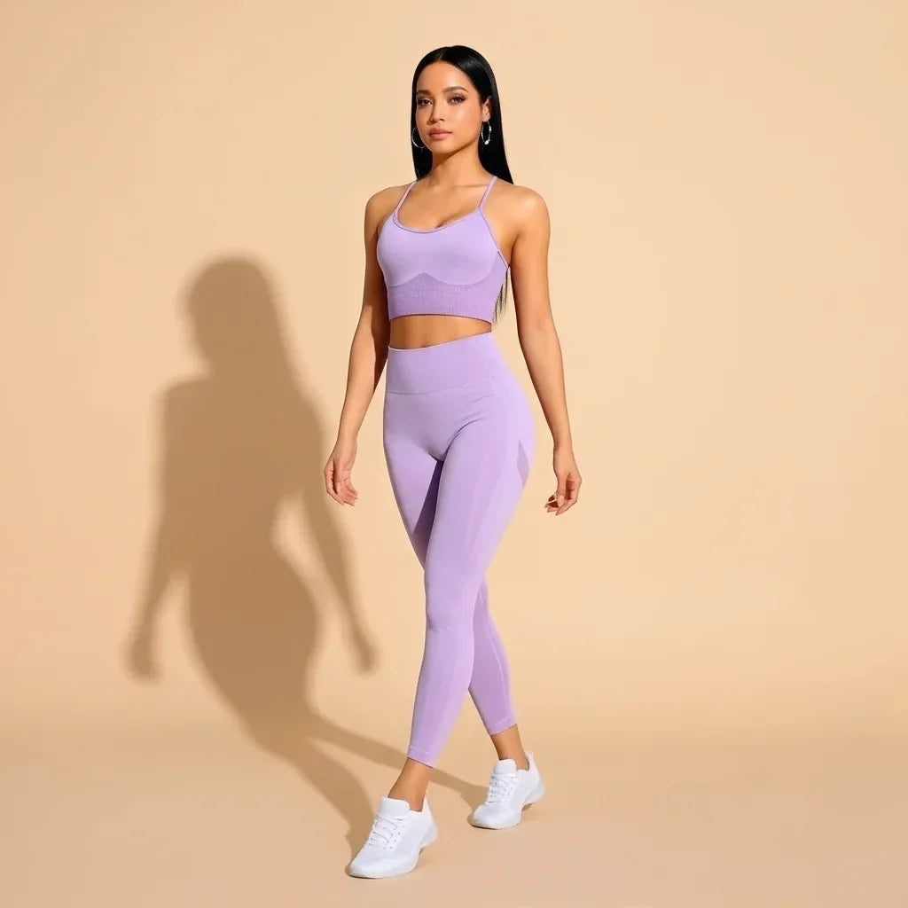 Yoga Set – VivaZen Bliss Comfortable 2-Piece Activewear