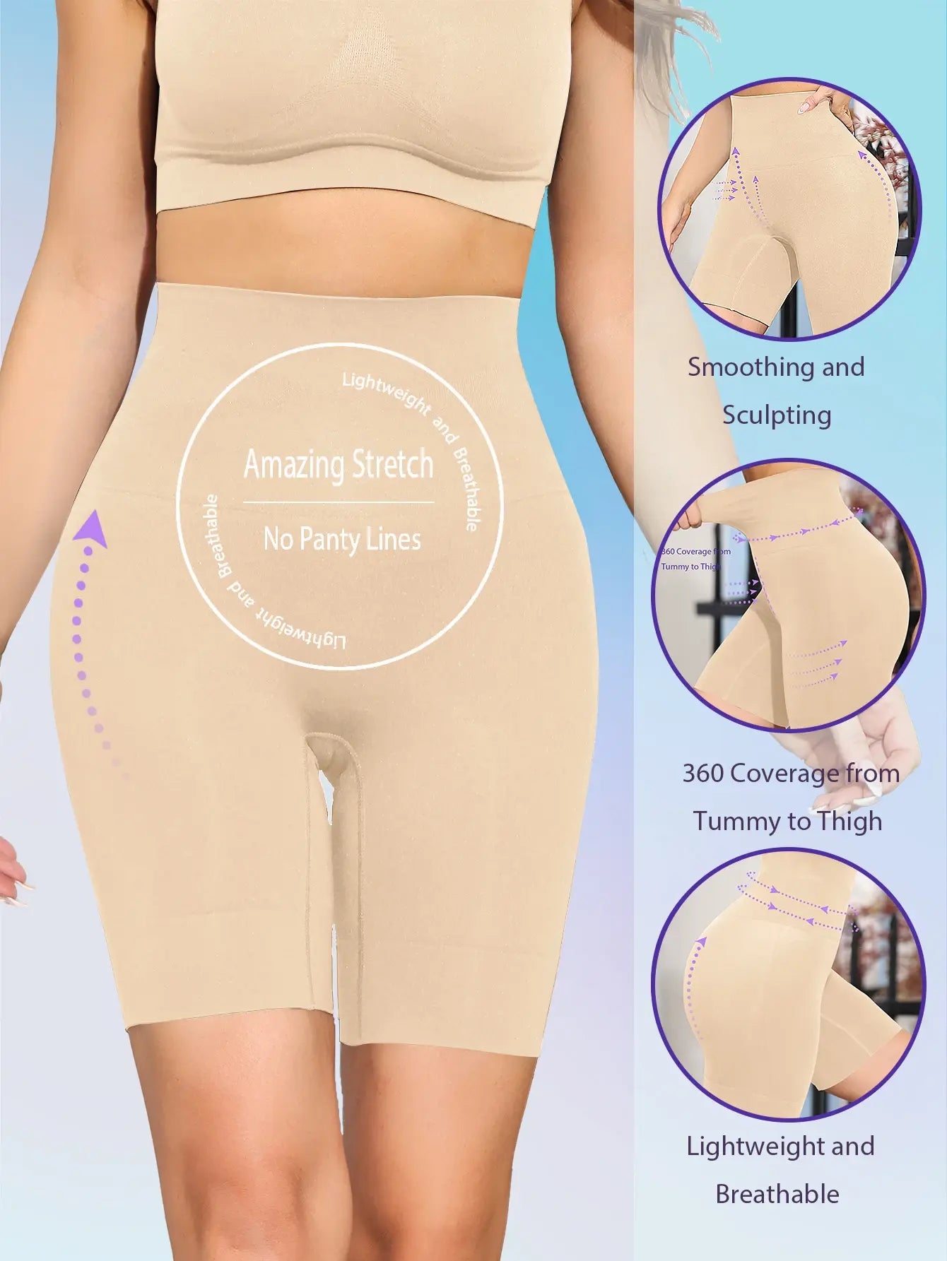 High Waist Boyshorts – VivaContour Sculpting Comfort Briefs