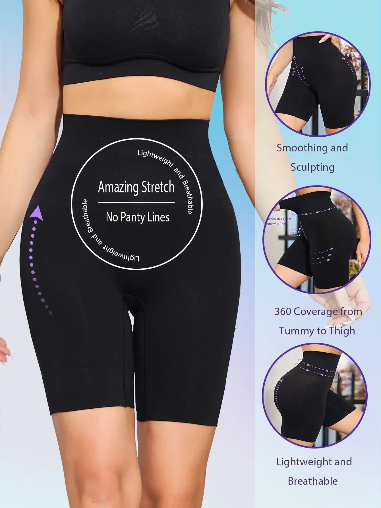 High Waist Boyshorts – VivaContour Sculpting Comfort Briefs