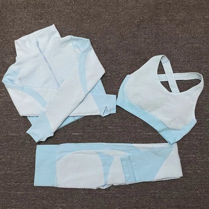 Mesh Sports Crop Top – Breathable Workout Top for Women | VivaFem