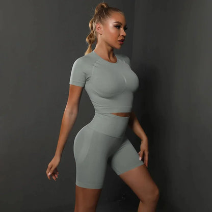 VivaSculpt Duo – High-Rise Seamless Active Set - VivaFem