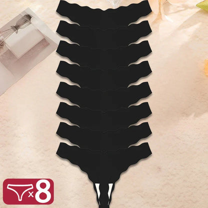 Seamless Thong Set – VivaSkin 8-Pack Breathable Comfort