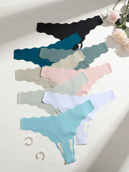 Seamless Thong Set – VivaSkin 8-Pack Breathable Comfort