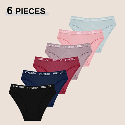 VivaSoft Low-Rise Cotton Panty Set [6-Pack]