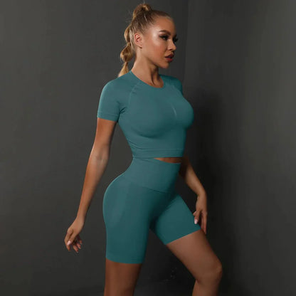VivaSculpt Duo – High-Rise Seamless Active Set - VivaFem