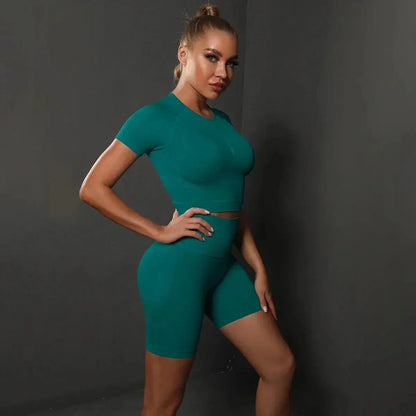 VivaSculpt Duo – High-Rise Seamless Active Set - VivaFem