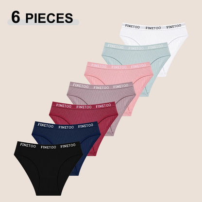 VivaSoft Low-Rise Cotton Panty Set [6-Pack]