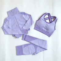 3pcs purple