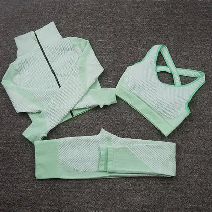 Mesh Sports Crop Top – Breathable Workout Top for Women | VivaFem