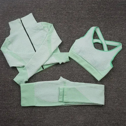 Mesh Sports Crop Top – Breathable Workout Top for Women | VivaFem