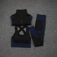 3pcs blue