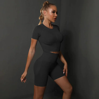 VivaSculpt Duo – High-Rise Seamless Active Set - VivaFem