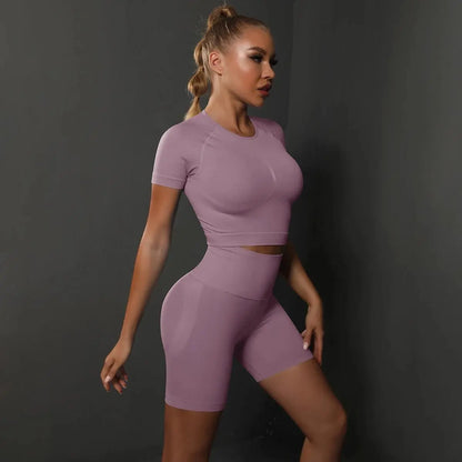 VivaSculpt Duo – High-Rise Seamless Active Set - VivaFem