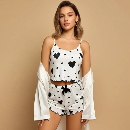 Loungewear Set – VivaDream Heartbeat Cozy 2-Piece Outfit