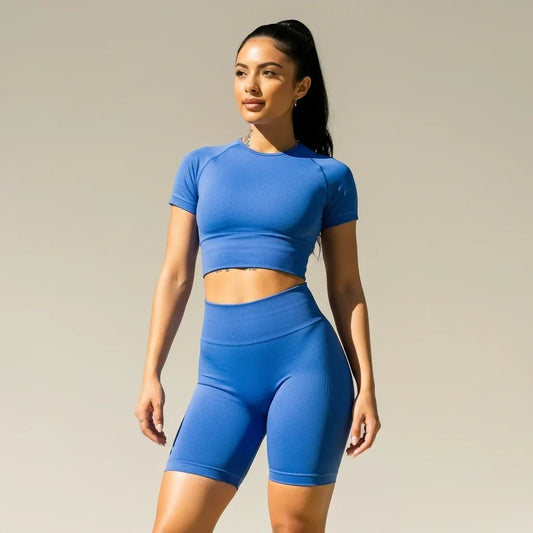 Seamless Active Set – VivaSculpt Duo High-Rise 2-Piece Outfit