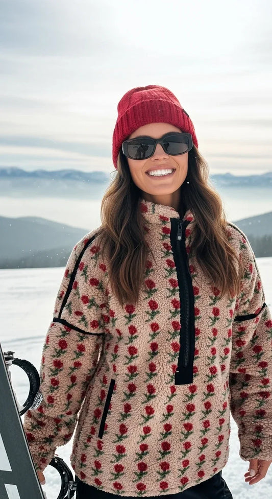 The Alpine Fleece – Retro Cozy Jacket