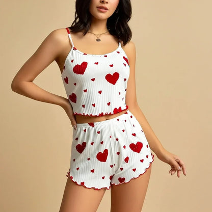Loungewear Set – VivaDream Heartbeat Cozy 2-Piece Outfit