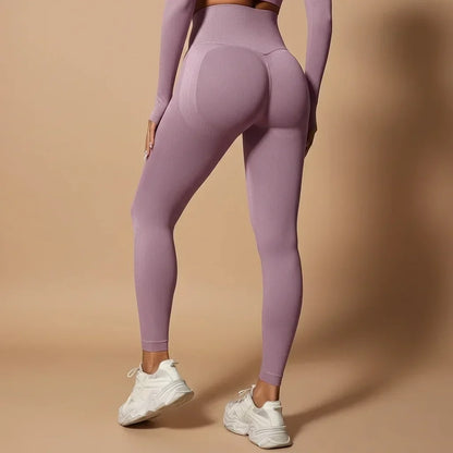 Seamless Leggings – VivaFlex High-Rise Comfortable Fit